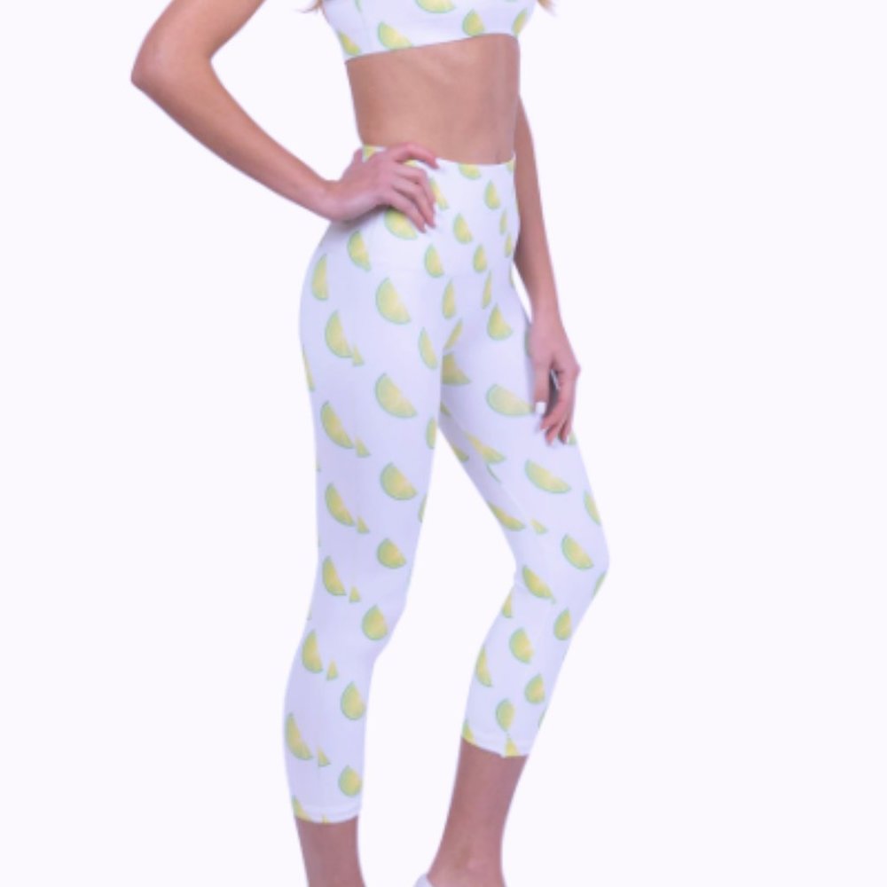 Morgan Stewart Sport Lime leggings